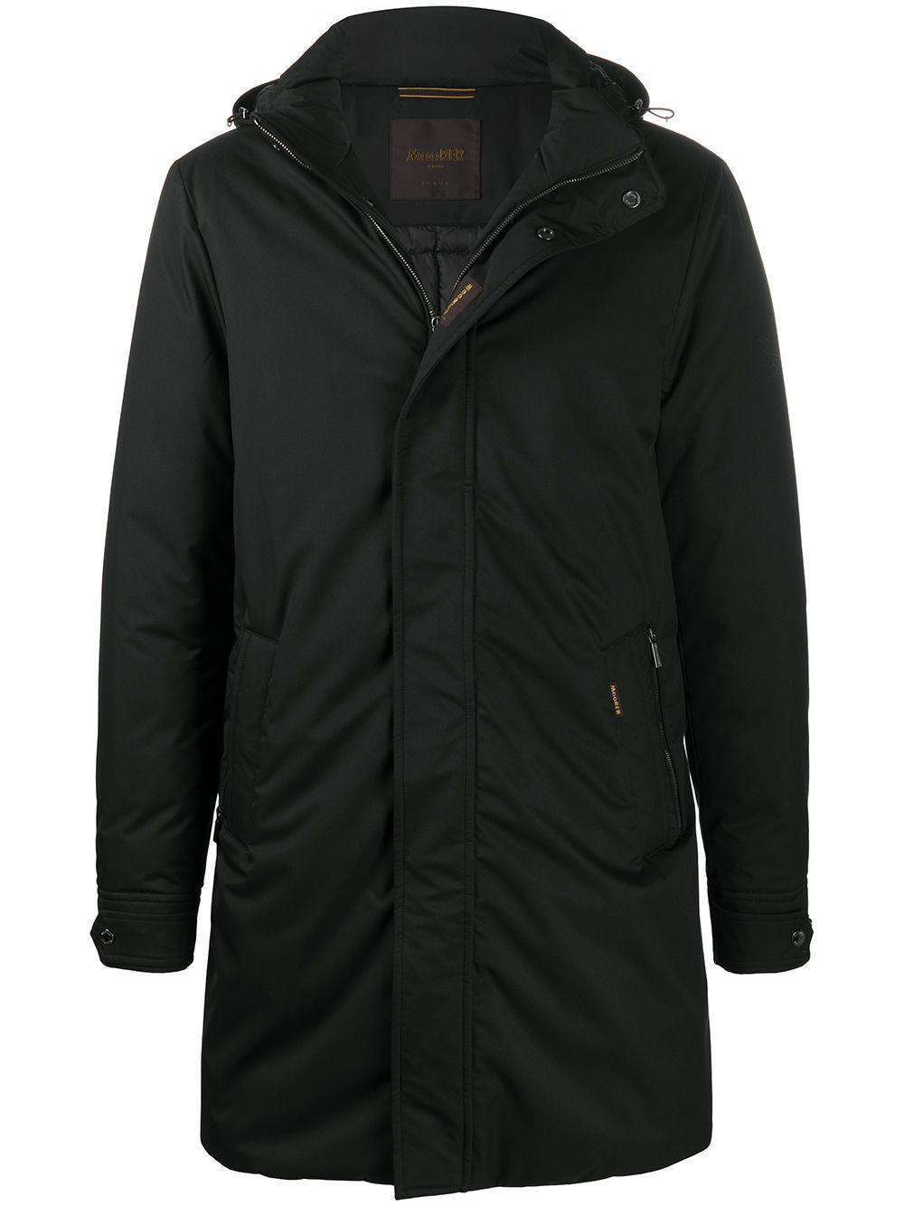 hoodied parka coat by MOORER