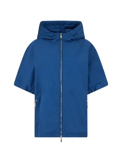 hoodied short-sleeve jacket by MOORER