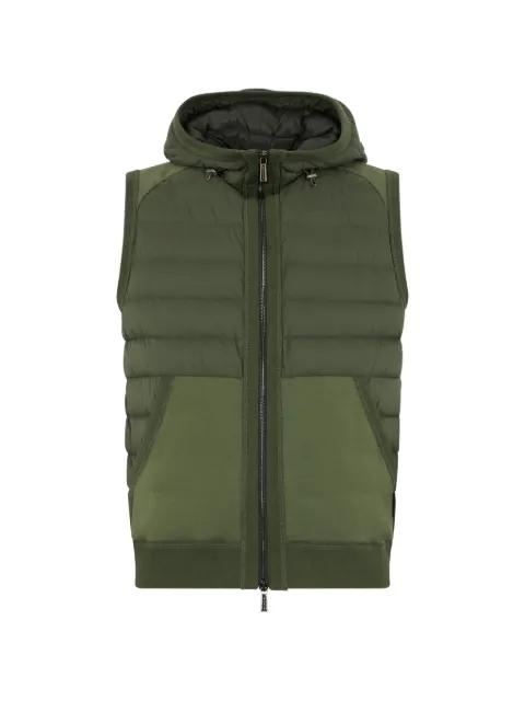 hoodied vest by MOORER