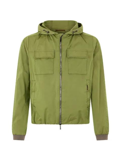 hoodied zip jacket by MOORER