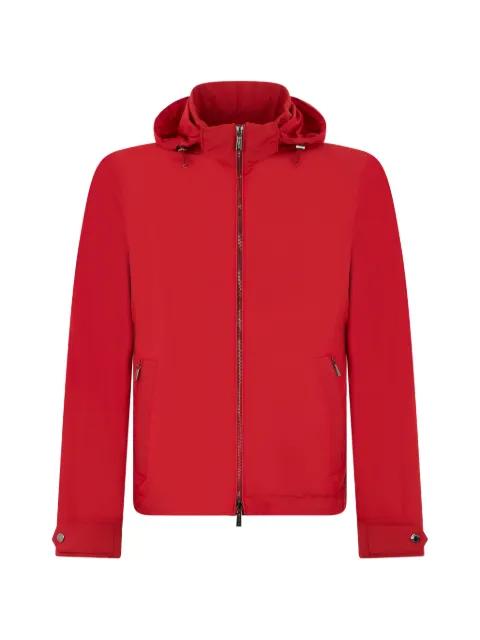 hoodied zip-up jacket by MOORER