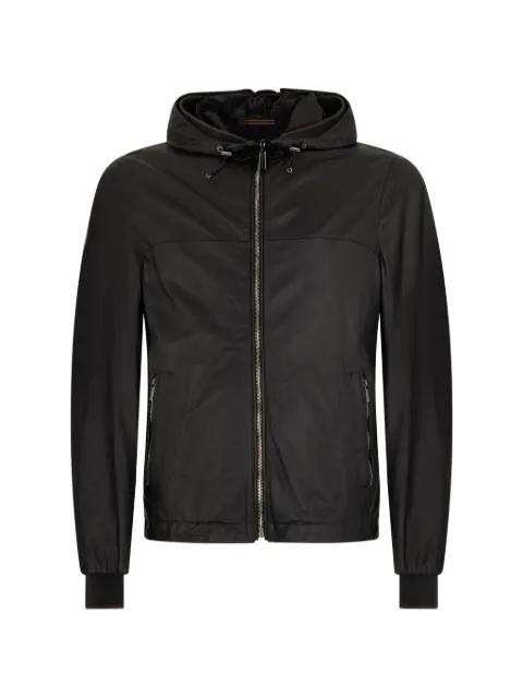 hoodied zip-up jacket by MOORER