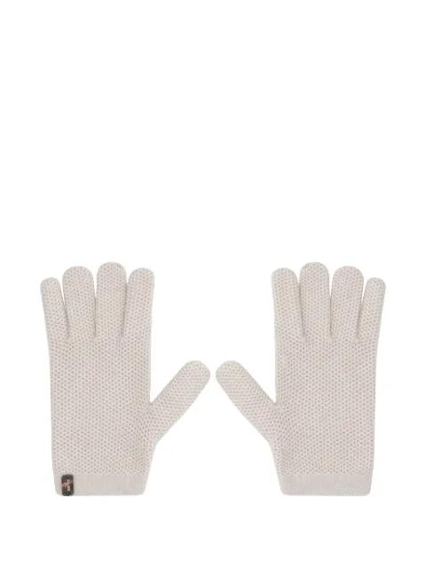 knitted cashmere gloves by MOORER