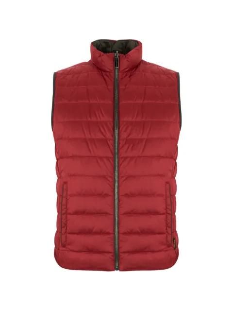 lightweight quilted zip-up gilet by MOORER