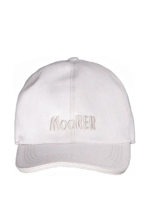 logo-embroidered baseball cap by MOORER