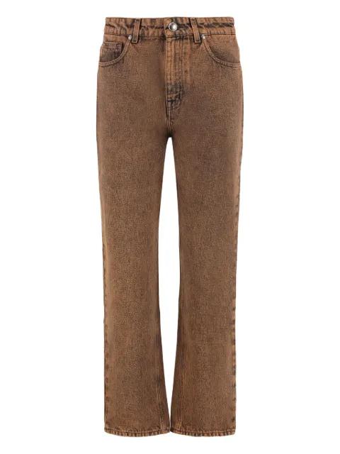 logo-patch jeans by MOORER