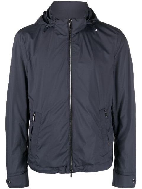 long-sleeved hoodied jacket by MOORER