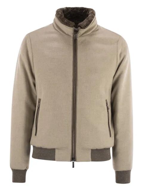 padded bomber jacket by MOORER