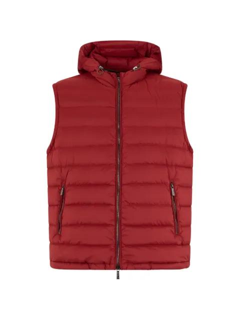 padded hoodied gilet by MOORER
