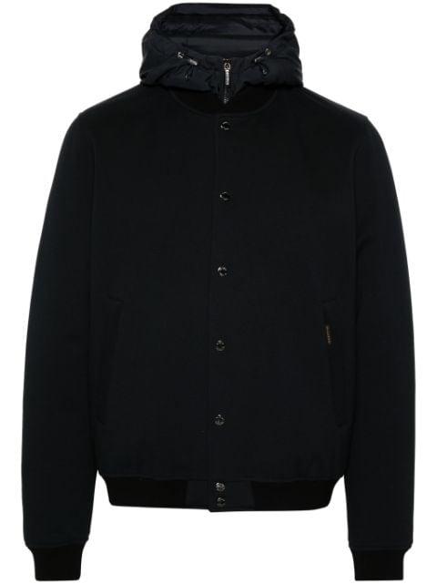 padded hoodied jacket by MOORER
