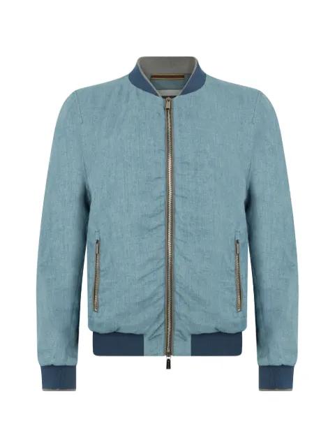 padded zip jacket by MOORER