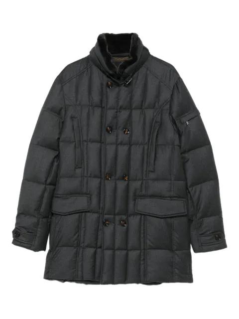quilted double-breasted jacket by MOORER