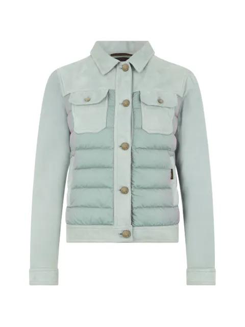 quilted leather jacket by MOORER