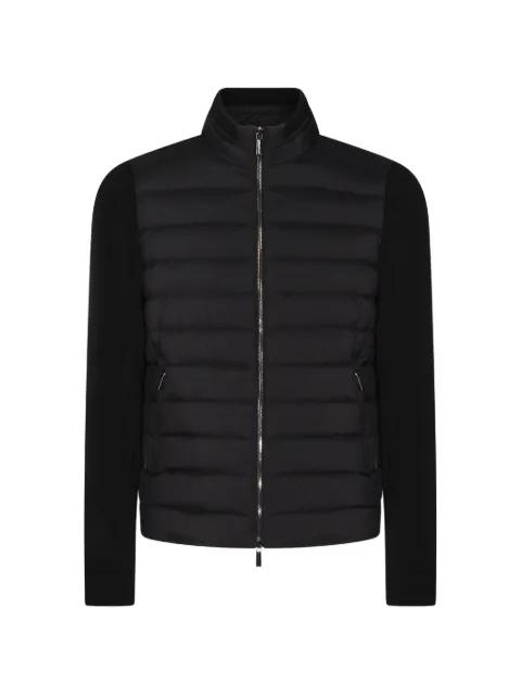 quilted zip-up jacket by MOORER
