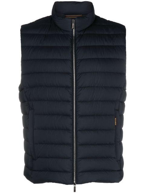 quilted zipped gilet by MOORER