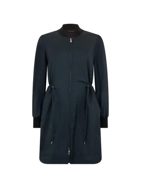 single-breasted drawstring coat by MOORER