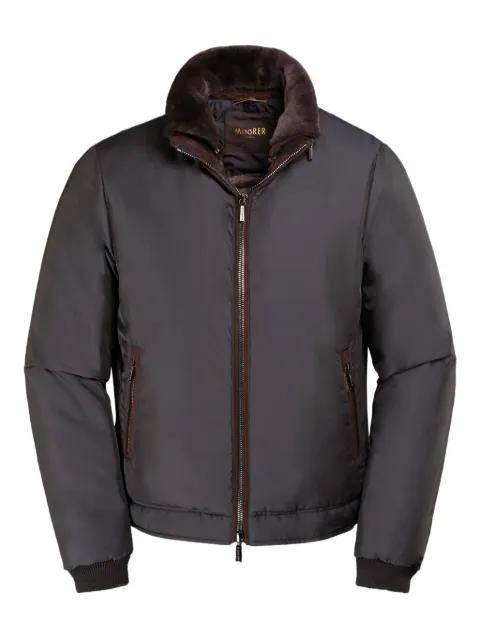 zip-front bomber jacket by MOORER