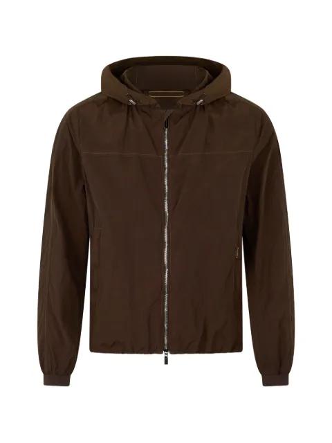 zip hoodied jacket by MOORER