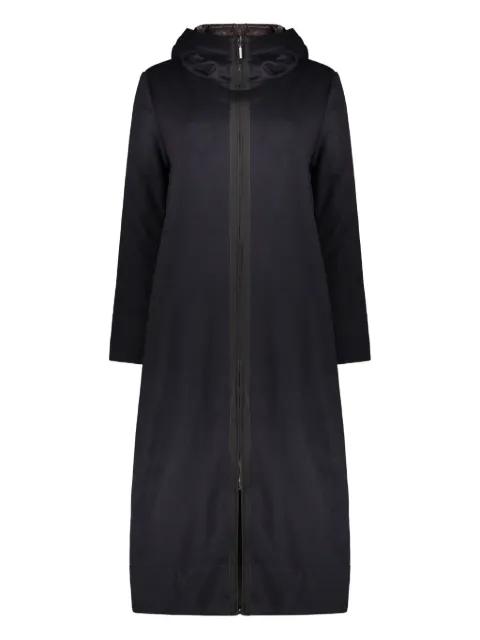 zip-up reversible coat by MOORER