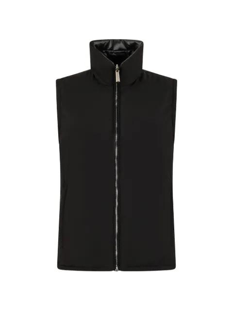 zip-up sleeveless gilet by MOORER