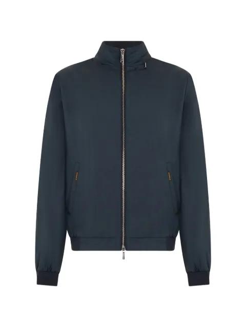zipped high-neck jacket by MOORER