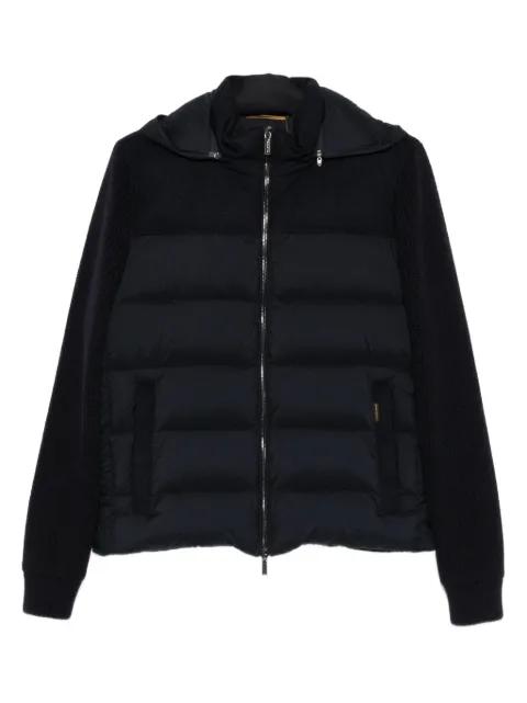 zipped padded jacket by MOORER