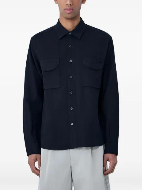 chest-pockets shirt by MOOS STUDIO