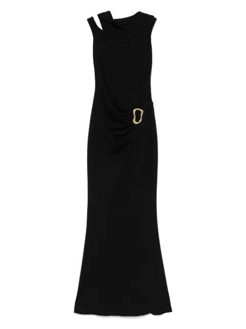 cut out-detail maxi dress by MOOS STUDIO
