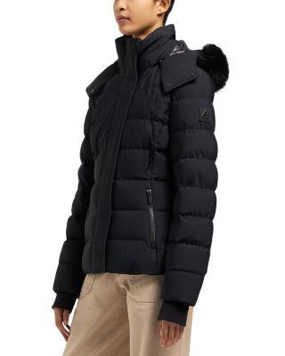 Betta Shearling Trim Down Puffer Jacket by MOOSE KNUCKLES