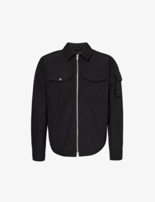 Charlesbourge brand-badge shell overshirt by MOOSE KNUCKLES
