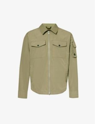 Charlesbourge brand-badge shell overshirt by MOOSE KNUCKLES