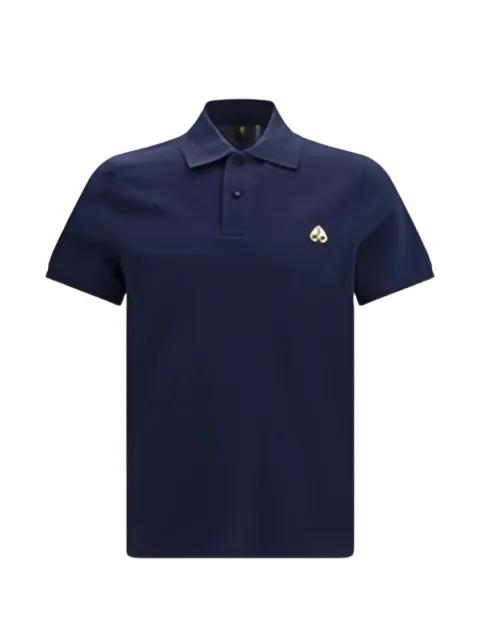 Everett logo-plaque polo shirt by MOOSE KNUCKLES