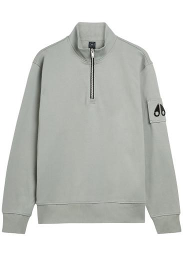Hartsfield half-zip cotton sweatshirt by MOOSE KNUCKLES