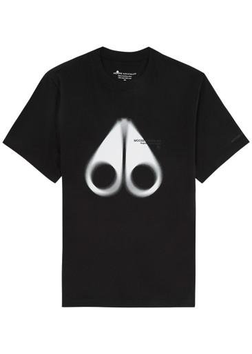 Maurice logo-print cotton T-shirt by MOOSE KNUCKLES