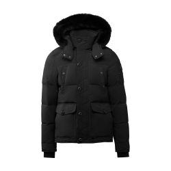 Onyx round island puffer jacket shearling by MOOSE KNUCKLES