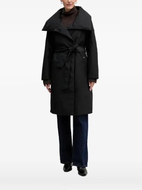 belted double-breasted coat by MOOSE KNUCKLES