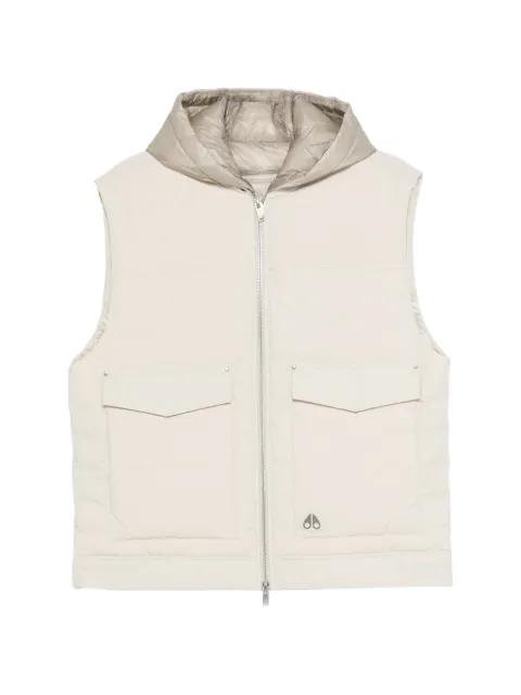 logo-appliqué gilet by MOOSE KNUCKLES