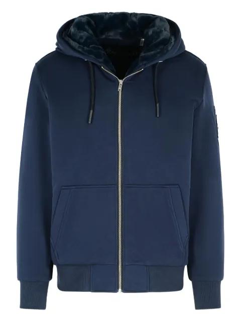 logo-patch drawstring hoodie by MOOSE KNUCKLES