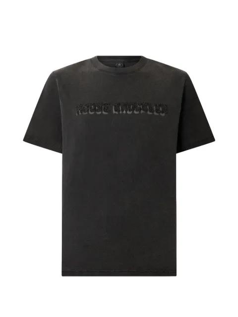 textured logo T-shirt by MOOSE KNUCKLES