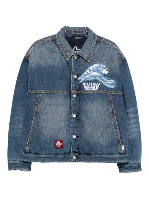 x Evisu graphic print jacket by MOOSE KNUCKLES