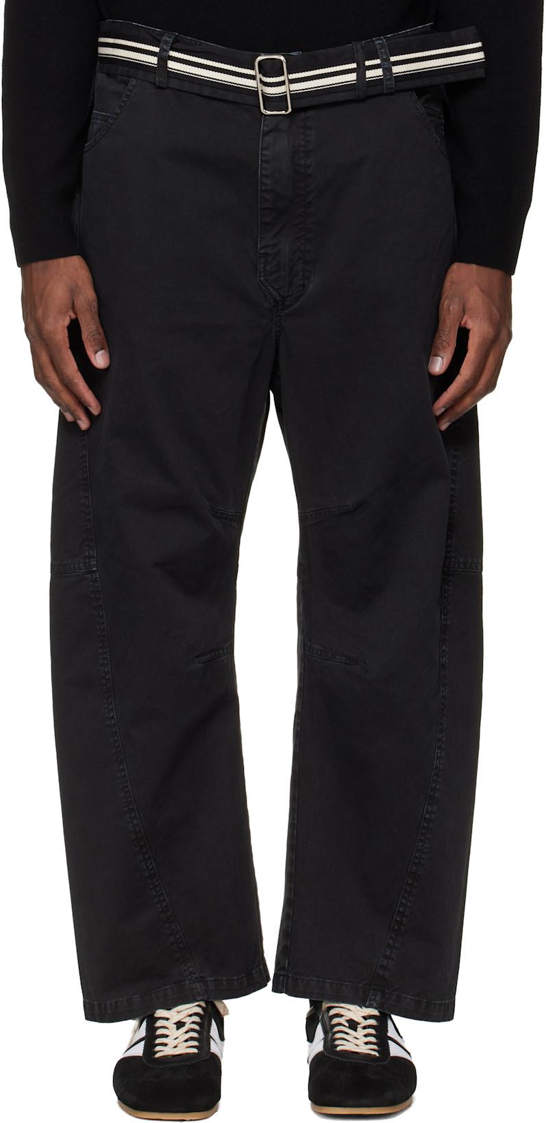 Black Pockets Trousers by MORDECAI