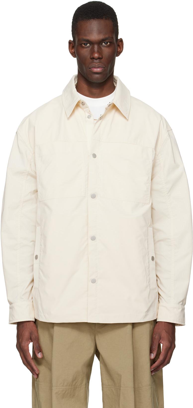 Off-White Striped Overshirt by MORDECAI