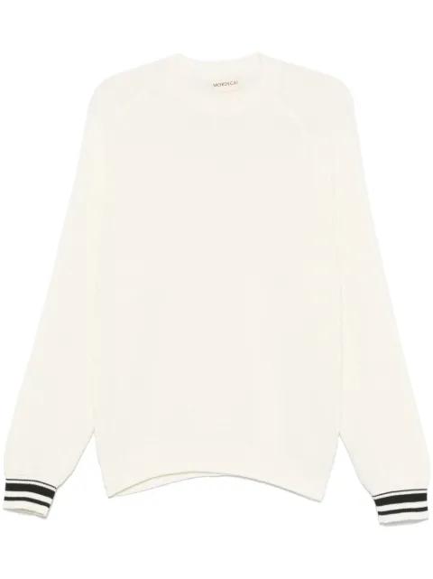 crew-neck waffle-knit sweater by MORDECAI