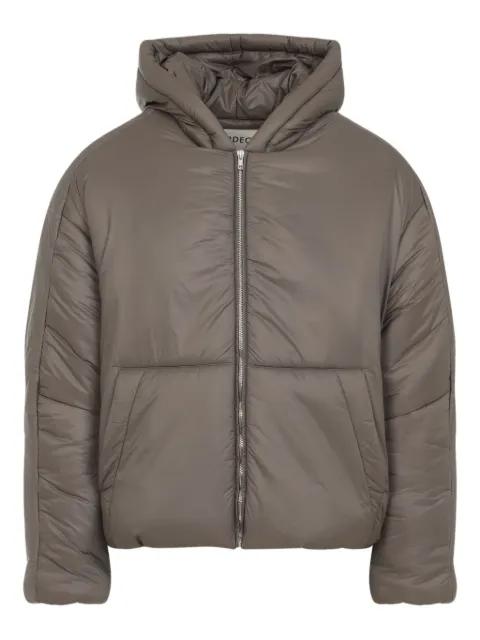 hoodied padded jacket by MORDECAI
