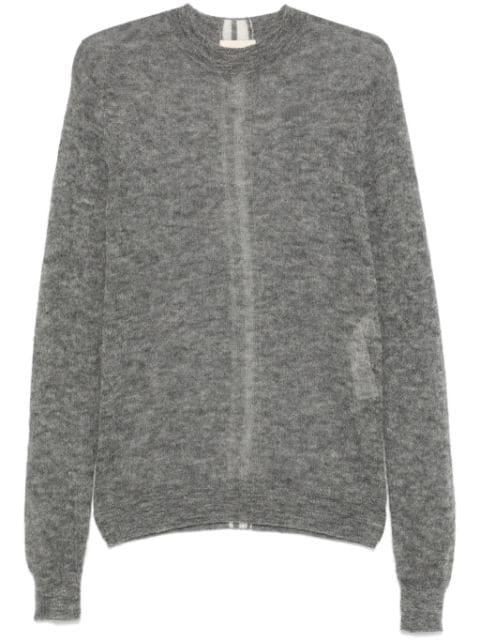 mélange-effect sweater by MORDECAI