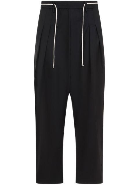 pleated trousers by MORDECAI