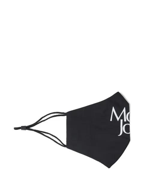 logo-print face mask by MORE JOY