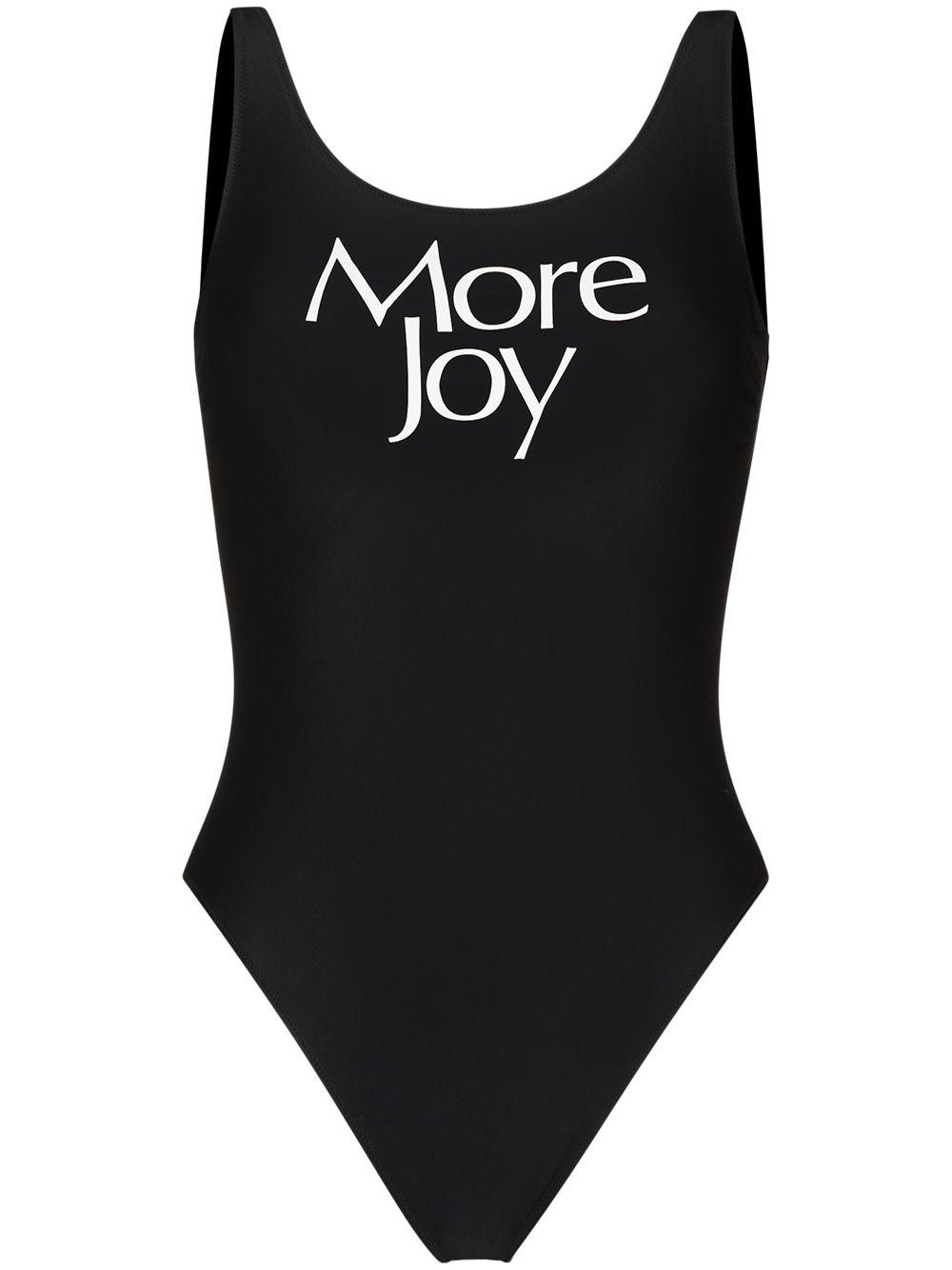 logo print swimsuit by MORE JOY