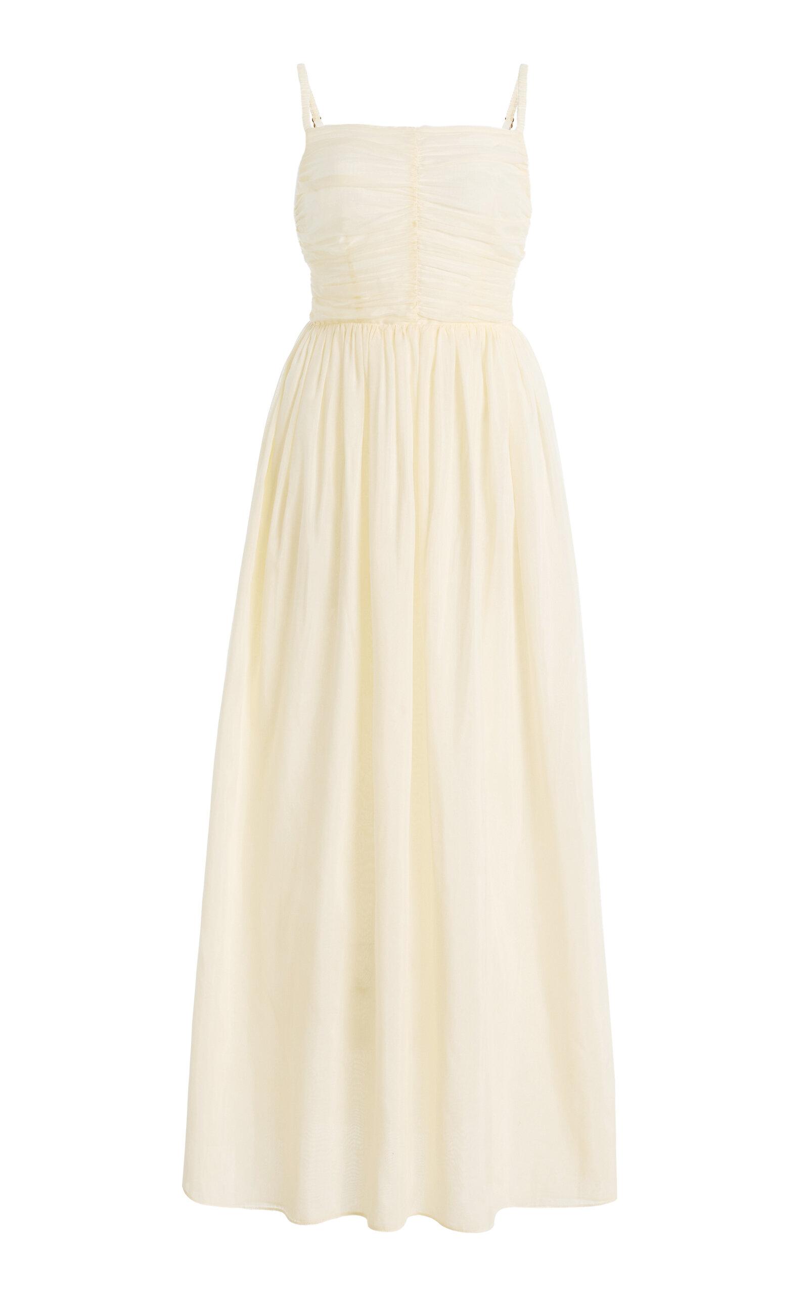 Moré Noir Claire Cotton-Silk Voile Dress - Moda Operandi by MORE NOIR