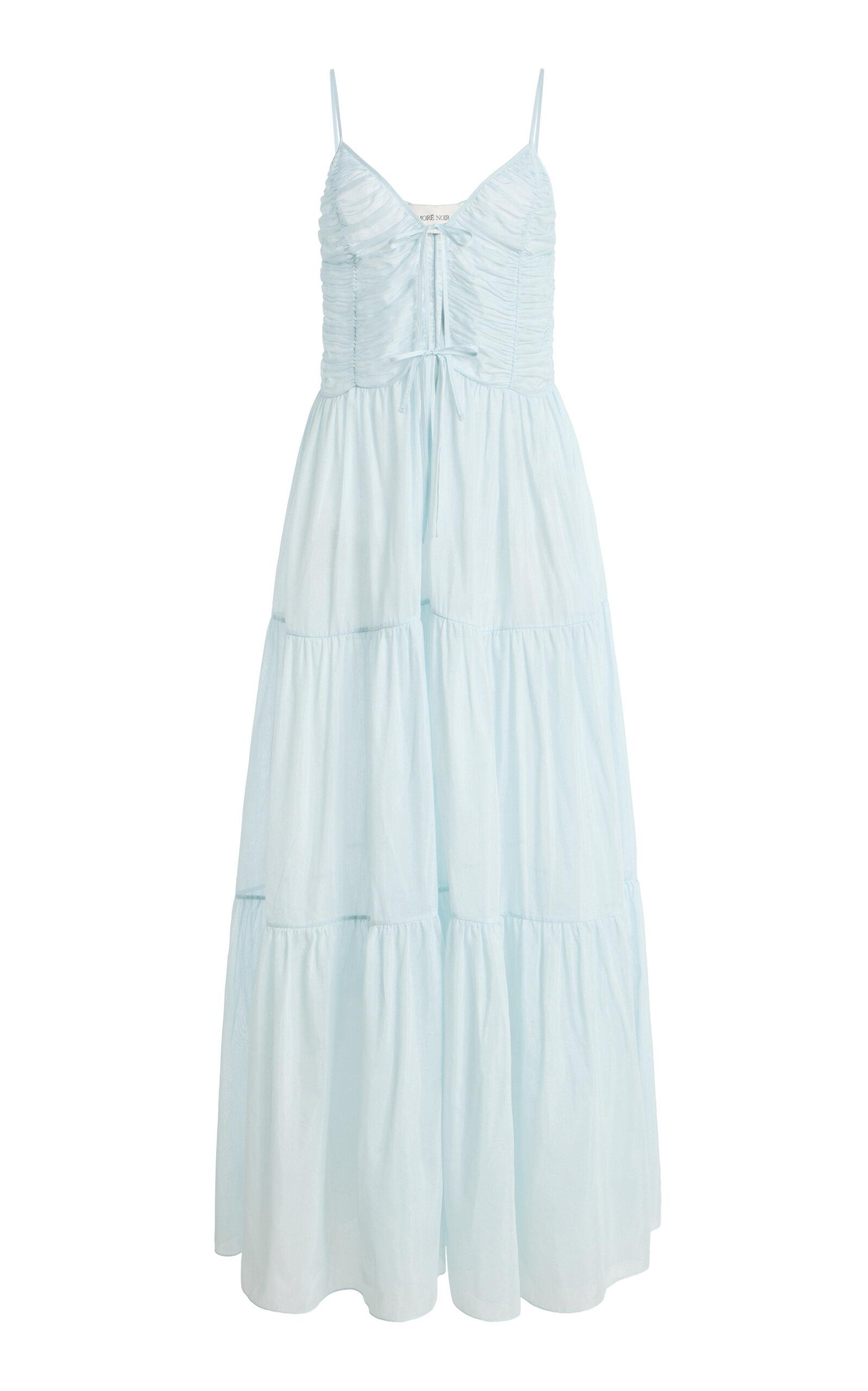 Moré Noir Maeve Cotton-Silk Voile Dress - Moda Operandi by MORE NOIR